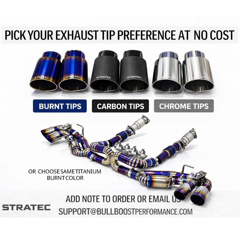 Titanium Valved Catback Exhaust System for Ferrari 812 Superfast 6.5L