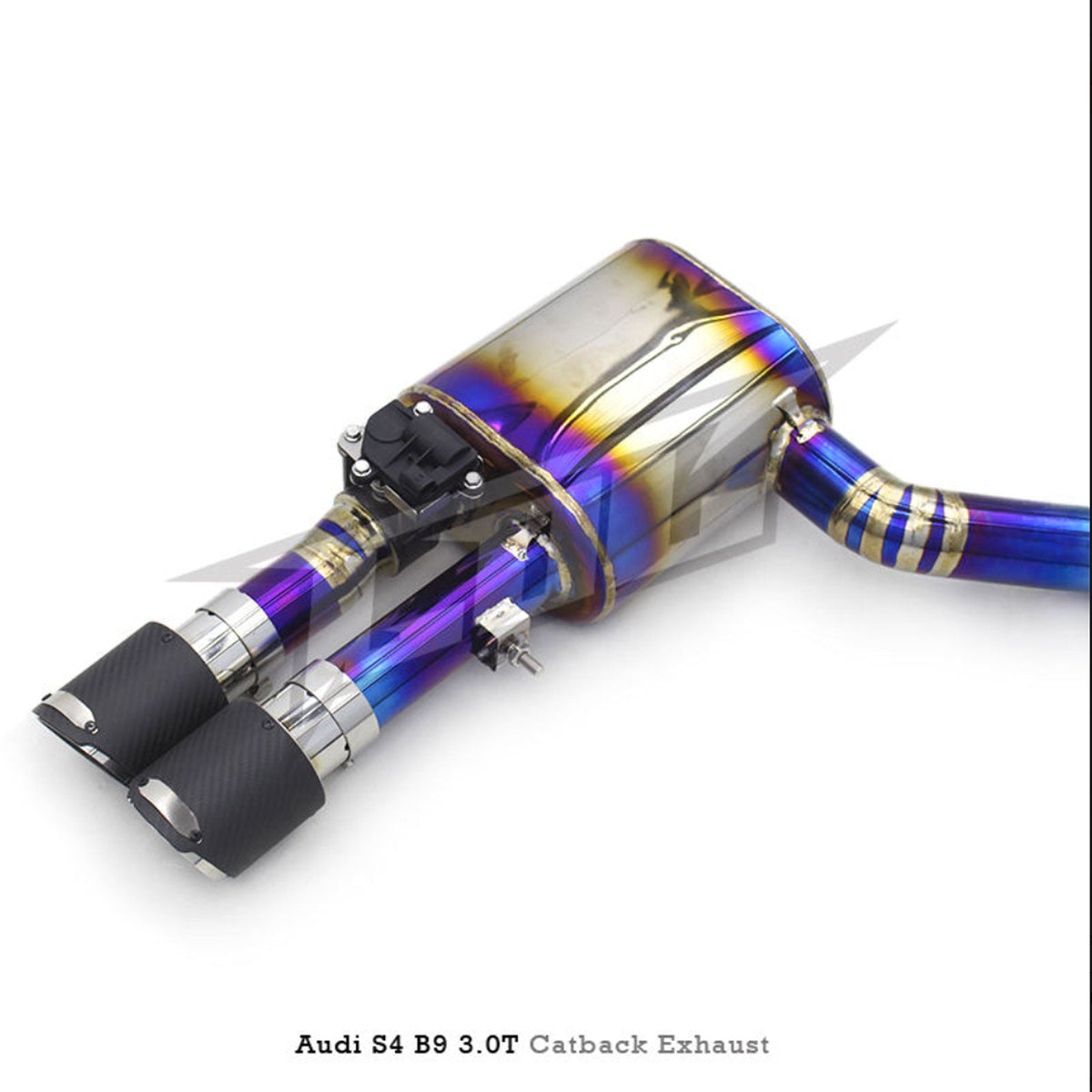 Titanium Valved Catback Exhaust System for Audi B8 B8.5 S4 S5