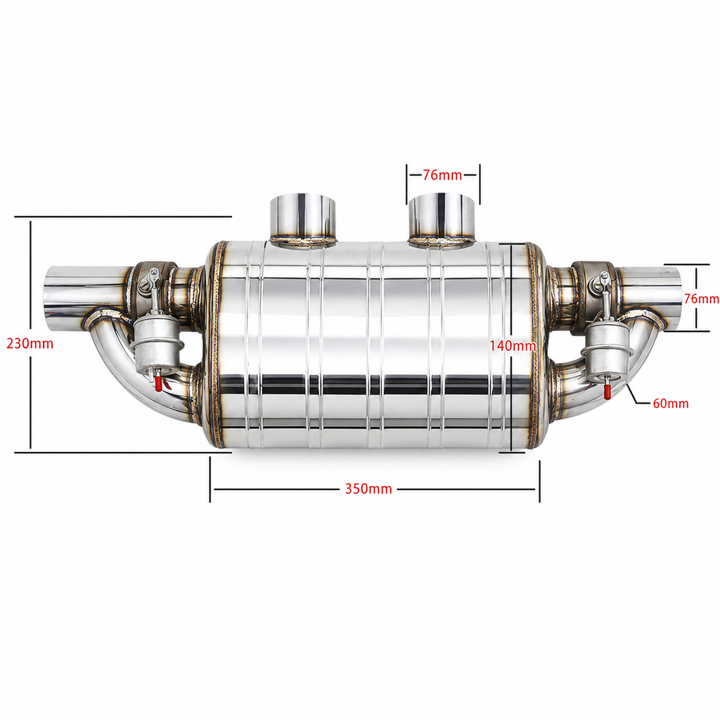 F1 Universal Valved Muffler Kit