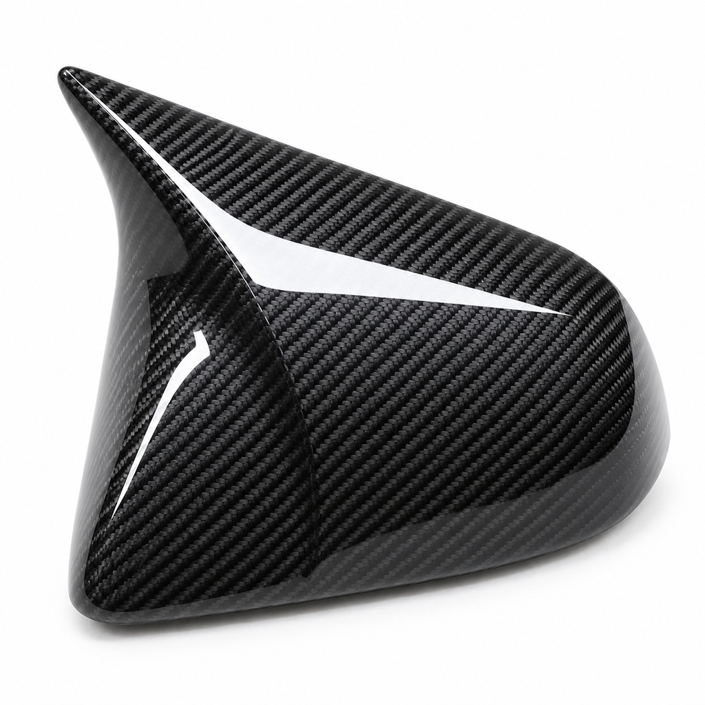 M Style Carbon Fiber Mirror Caps for Ford Mustang