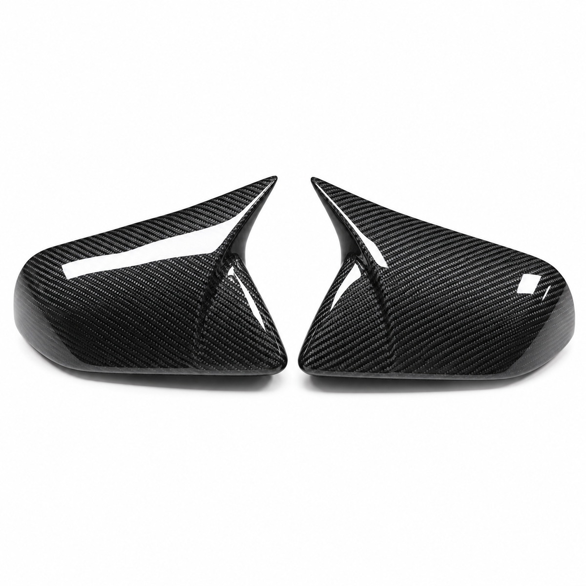 M Style Carbon Fiber Mirror Caps for Ford Mustang