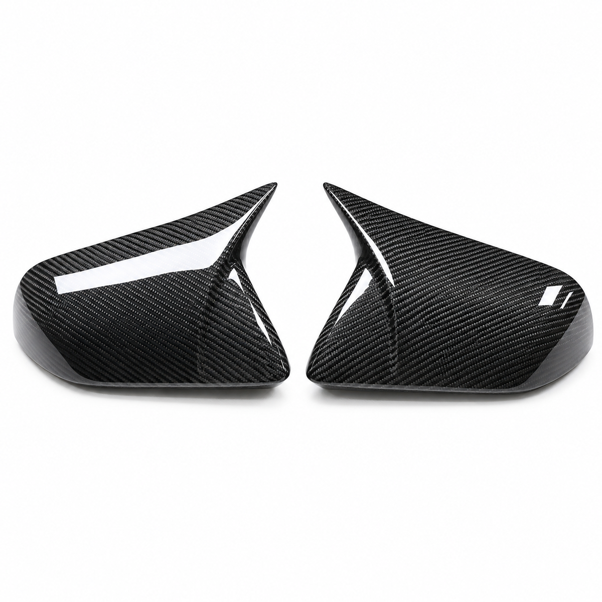 M Style Carbon Fiber Mirror Caps for Ford Mustang