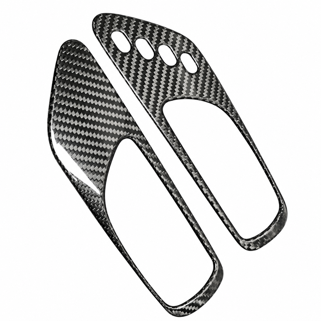 Carbon Fiber Interior Door Handle Cover Button for Lexus RC F