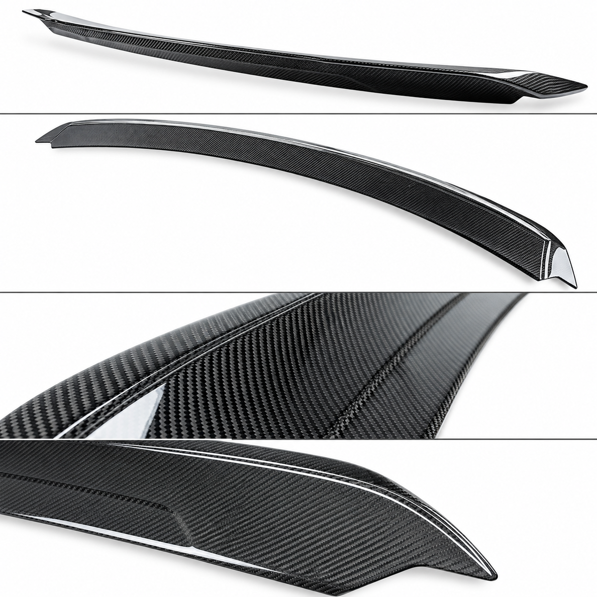 GT Style Carbon Fiber Trunk Spoiler for Ford Mustang