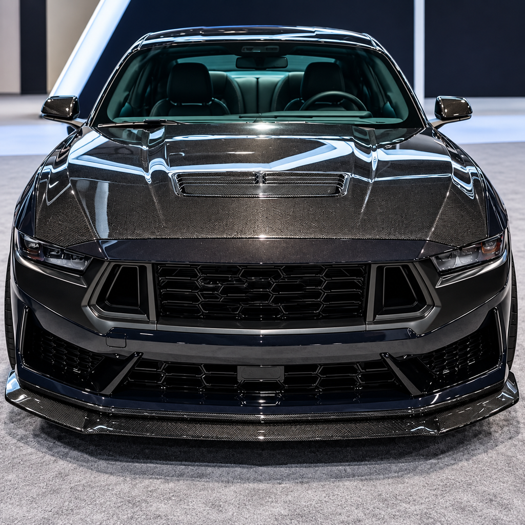 Dry Carbon Fiber Front Lip for Ford Mustang Dark Horse