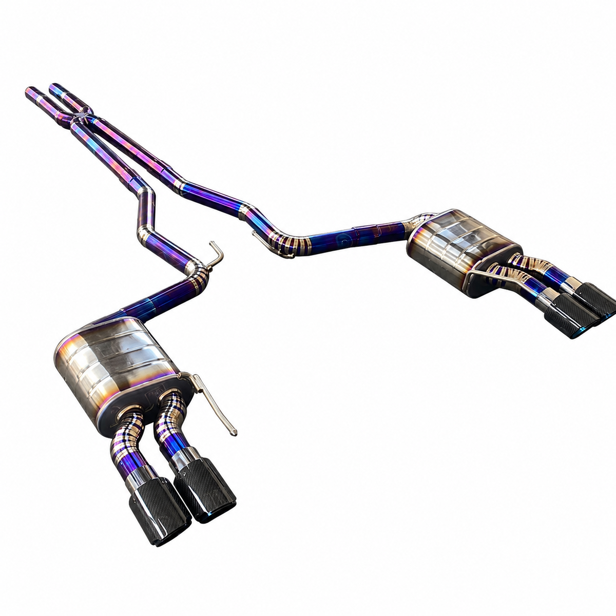 High Flow X-Pipe Catback Exhaust System for Ford Mustang GT500