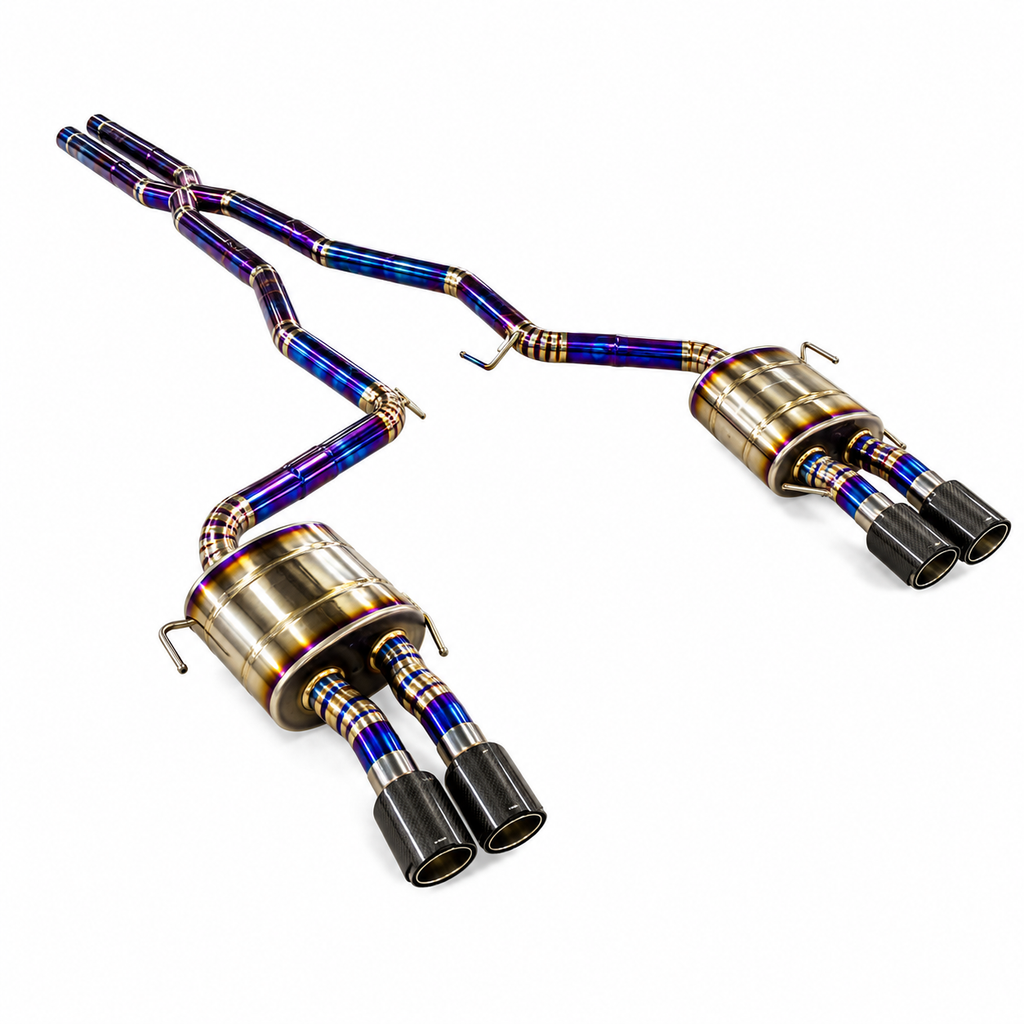 High Flow X-Pipe Catback Exhaust System for Ford Mustang GT500