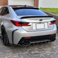Carbon Fiber CT Style Rear Diffuser With Rear Canards for Lexus RC F by Bull Boost Performance