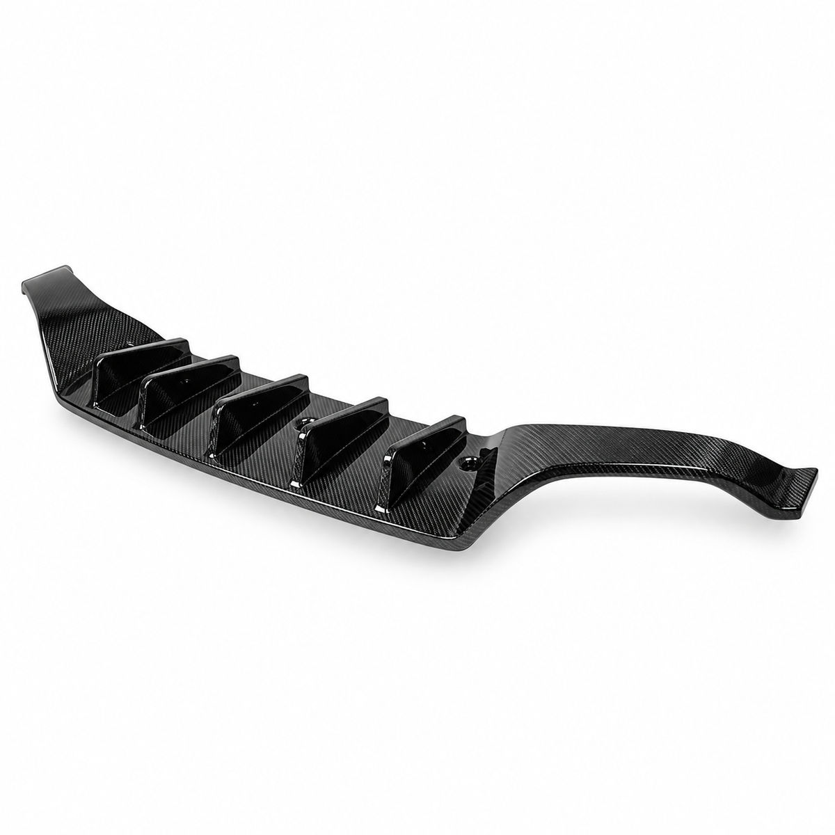 Carbon Fiber CT Style Rear Diffuser With Rear Canards for Lexus RC F
