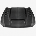Functional Dry Carbon Fiber Vented Performance Hood for Ford Mustang