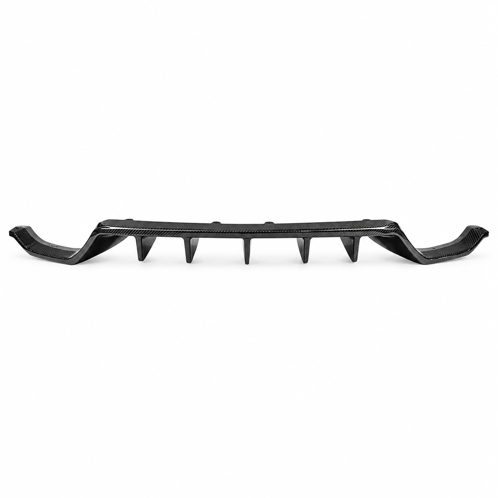 Carbon Fiber CT Style Rear Diffuser With Rear Canards for Lexus RC F