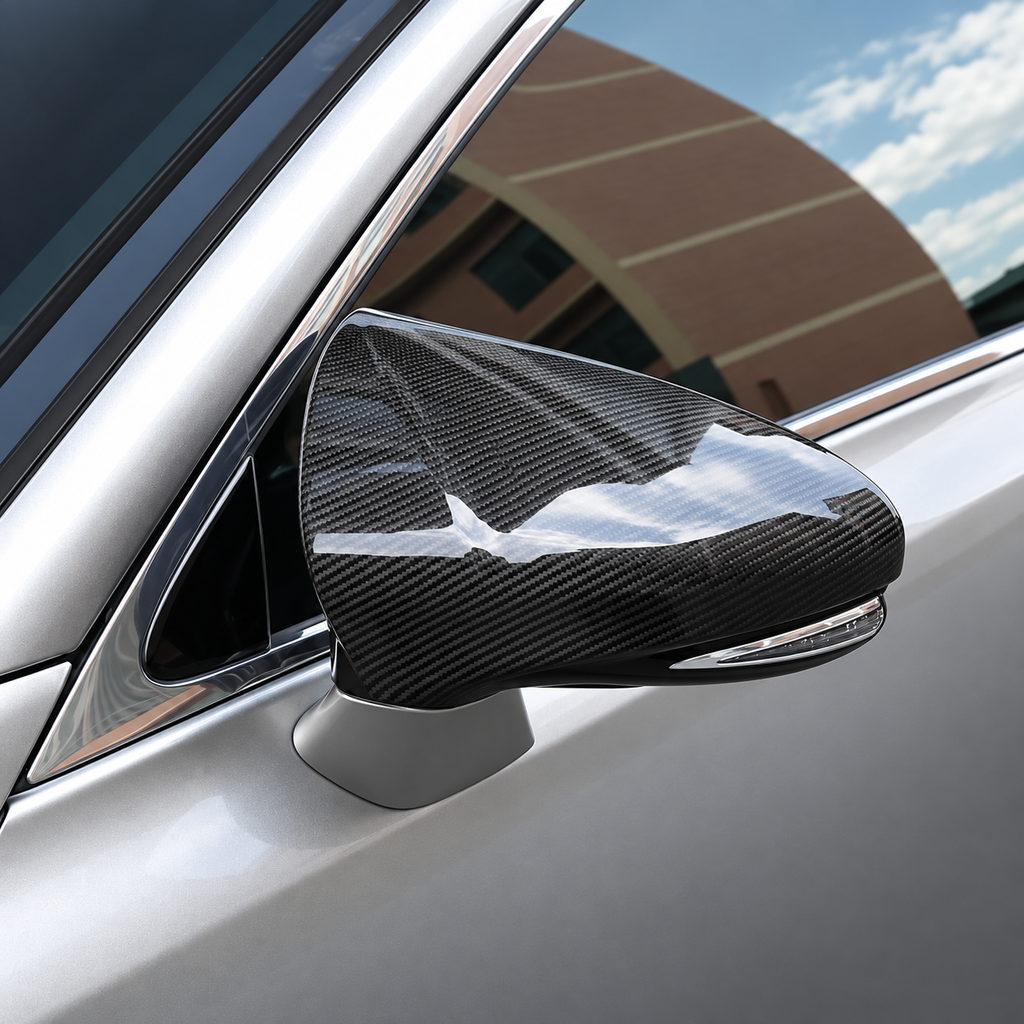 Carbon Fiber Mirror Caps for Lexus CT ES GS LS RC RCF