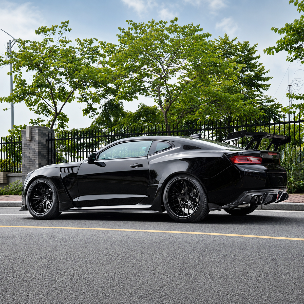 Wide Body Side Skirt Lip Splitters for Chevrolet Camaro