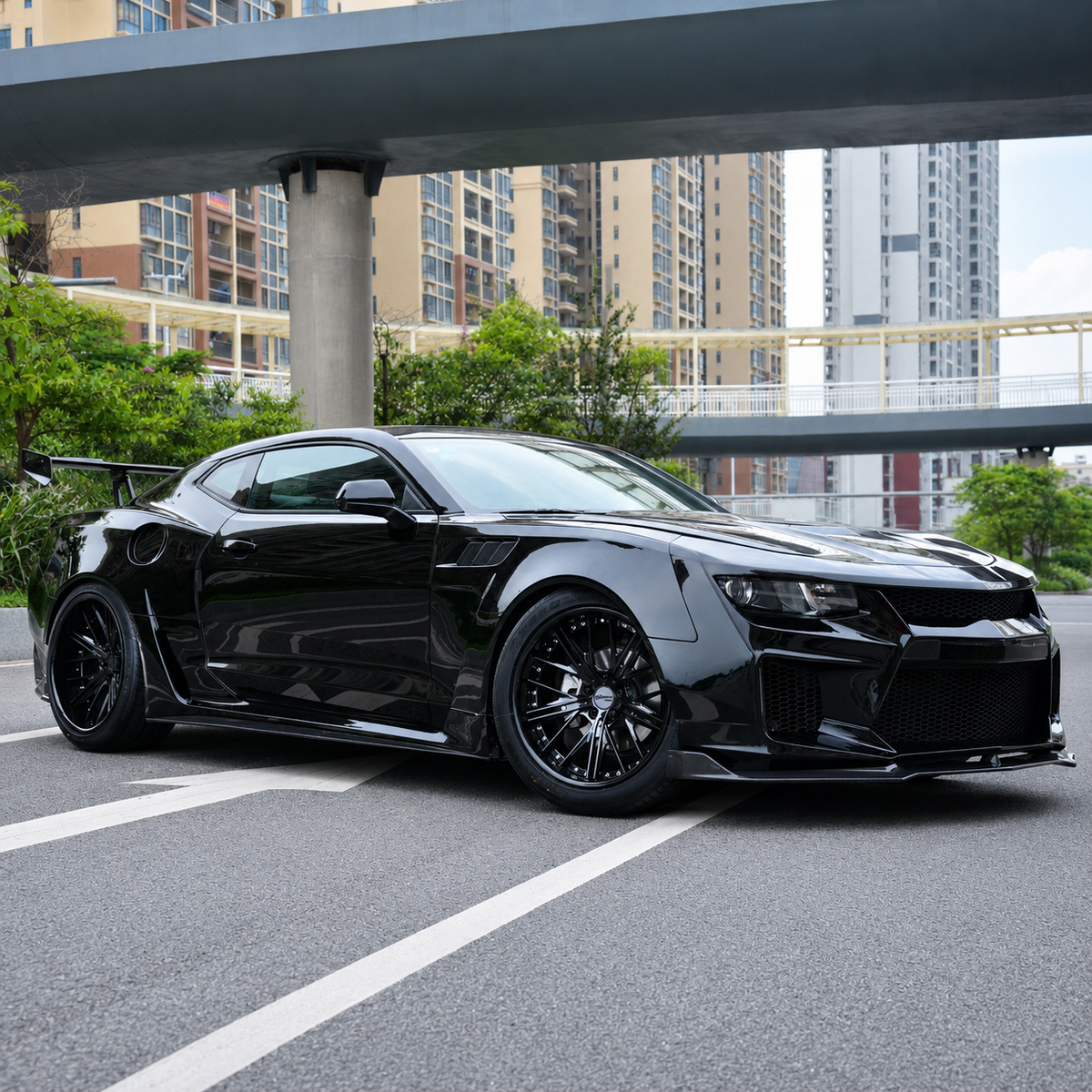 Wide Body Side Skirt Lip Splitters for Chevrolet Camaro