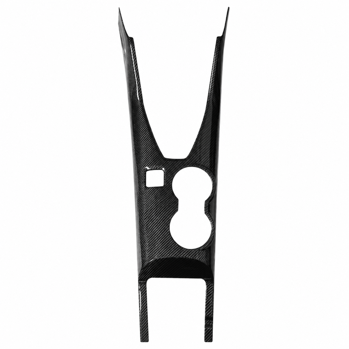 Dry Carbon Fiber Center Console Trim for Ford Mustang