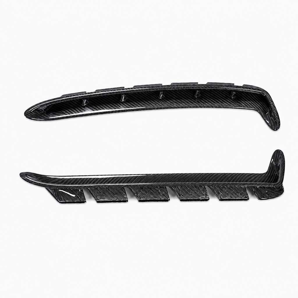 Dry Carbon Fiber Side Fender Air Vent Trim for Ford Mustang Shelby GT350