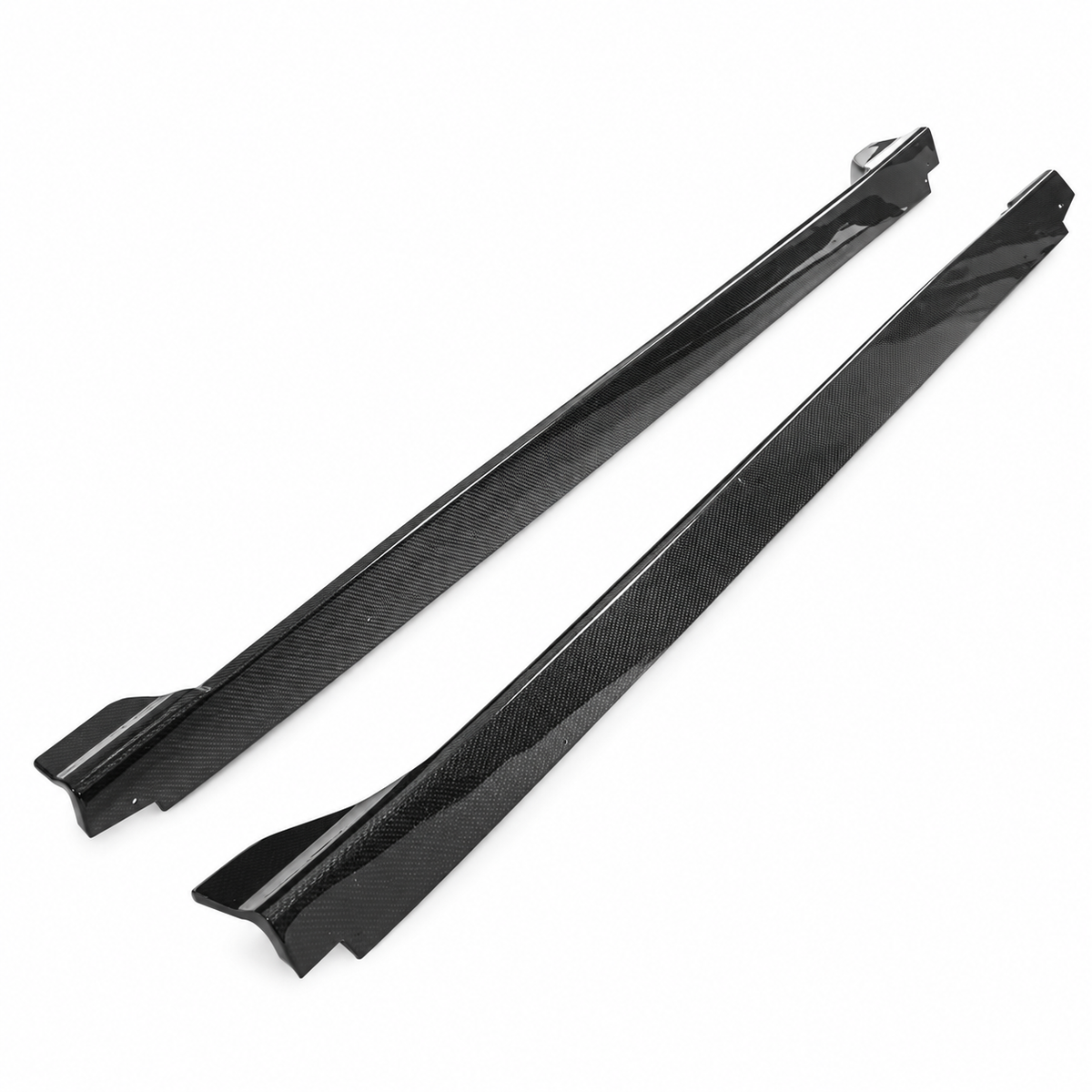 Dry Carbon Fiber Side Skirt Extensions for Lexus RC F
