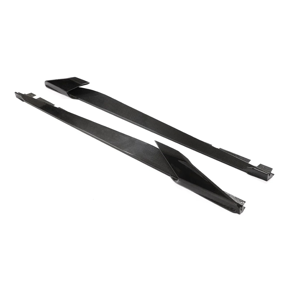 Carbon Fiber Side Skirt Extensions for Ferrari 488