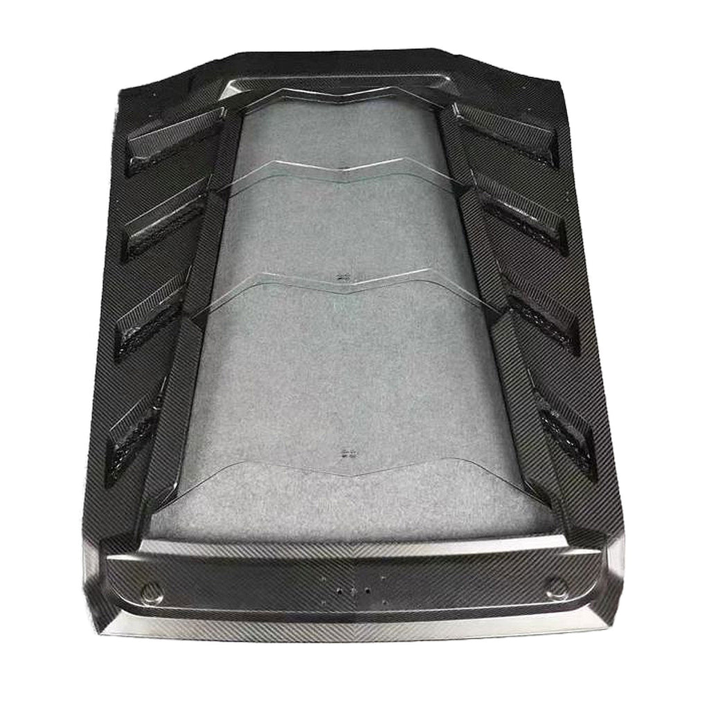Carbon Fiber Rear Engine Hood Cover for Lamborghini Huracan LP580 LP610 LP640
