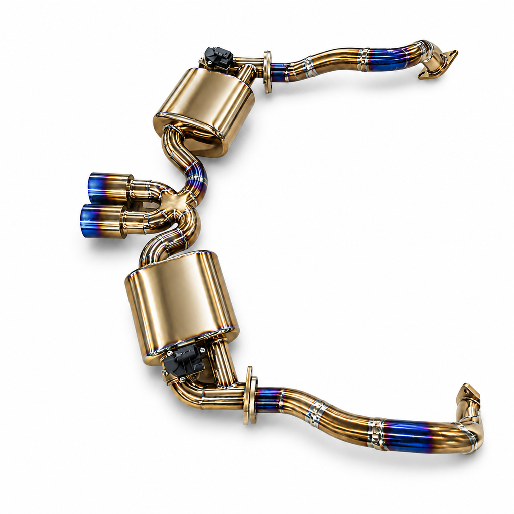 Titanium F1 Valved Catback Exhaust for Porsche Boxster Cayman 981