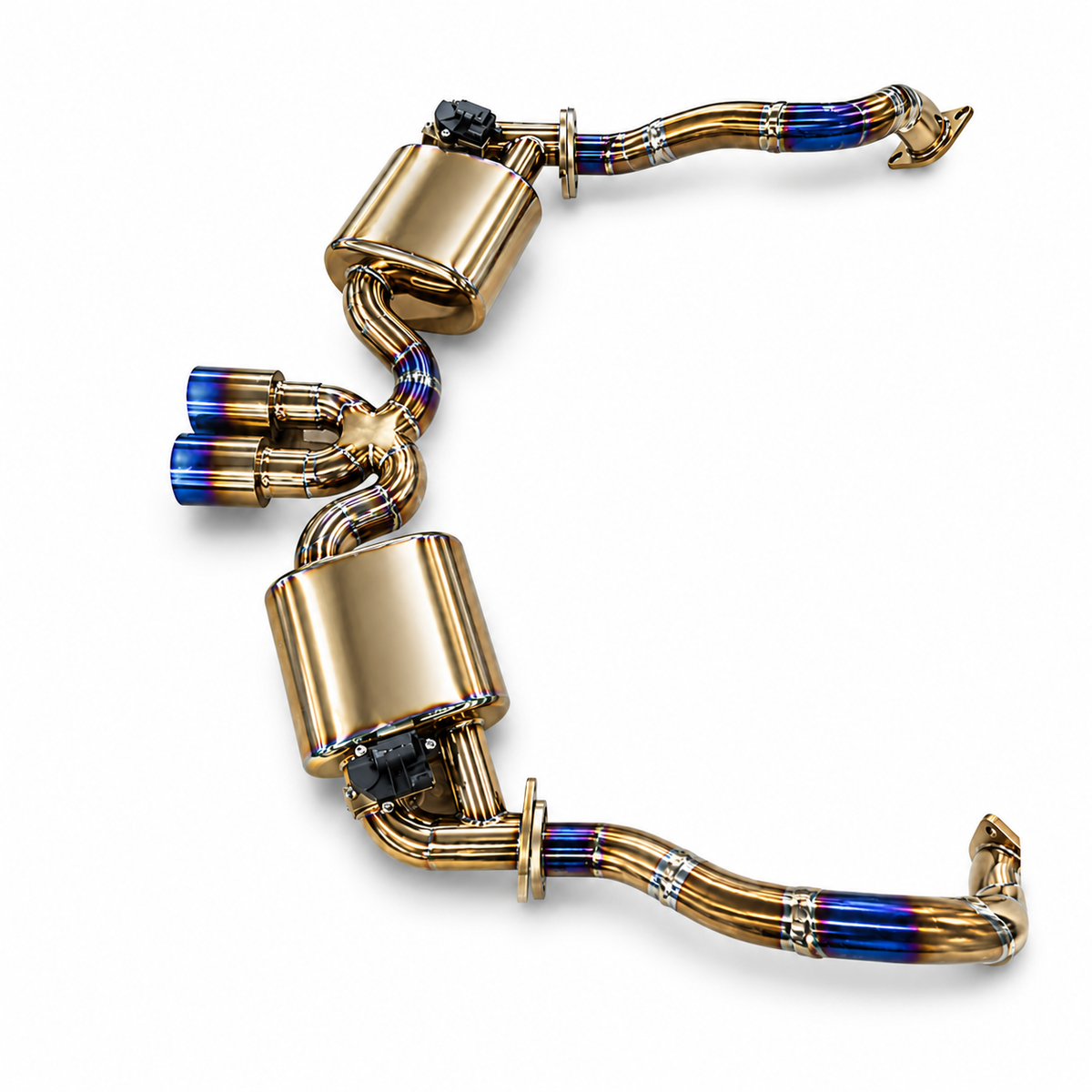 Titanium F1 Valved Catback Exhaust for Porsche Boxster Cayman 981