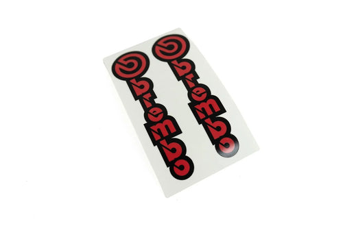 "Brembo" Brake Caliper High Temp Stickers - Custom Color Printed