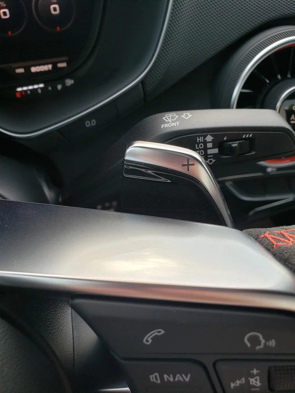 CNC Audi DSG Shifter Paddle Extensions - 17 R8 V10+ RS3 TTRS RS5