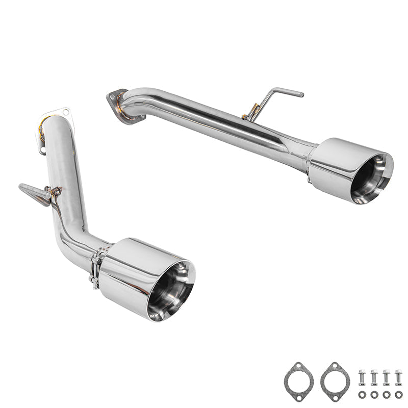 2023-Present Nissan 400Z RZ34 Muffler Delete Axle Back Dual Tips Exhaust by EOS Exhaust