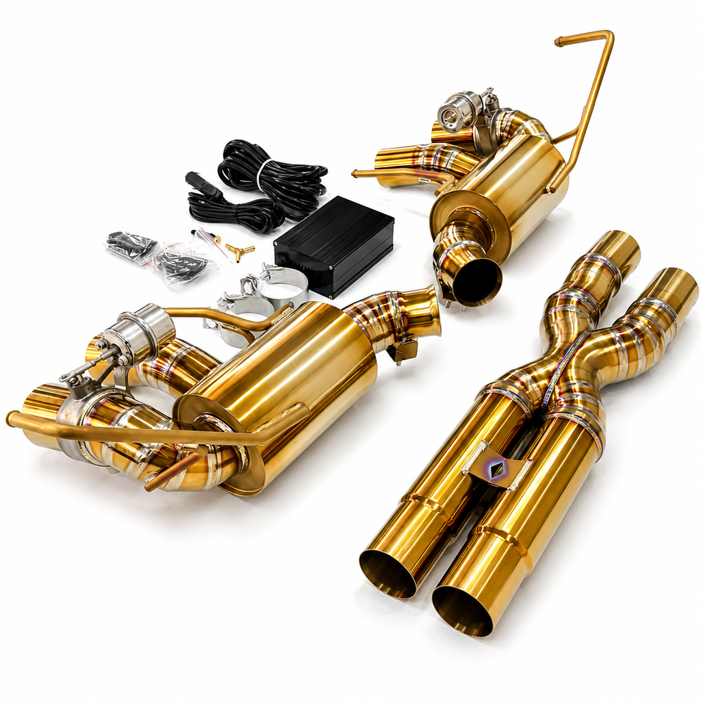 Titanium X Pipe F1 Exhaust for Ferrari California T 3.9L TT V8