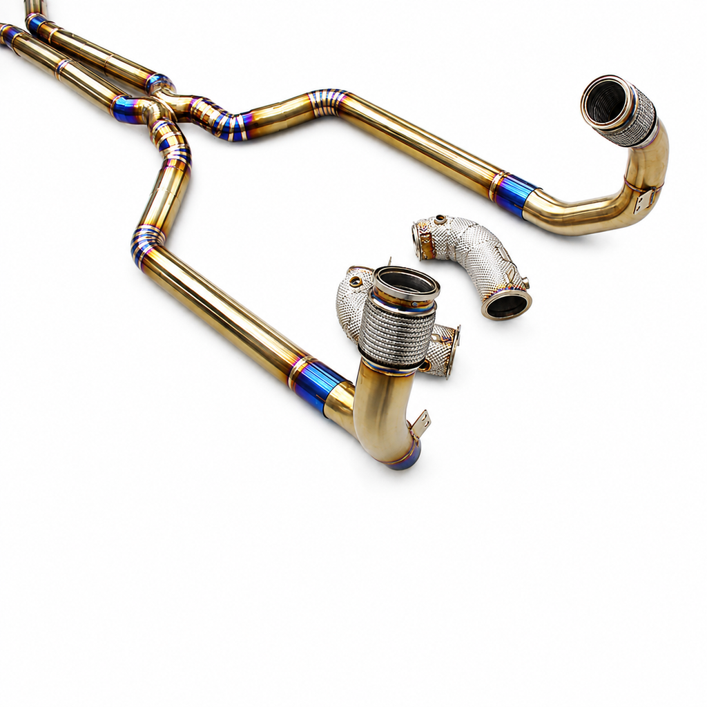 Valved Titanium Catback Exhaust System for BMW M5 F90 4.4T