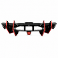 Aggressive Dry Carbon LED Bumper Diffuser for Lamborghini Revuelto SV