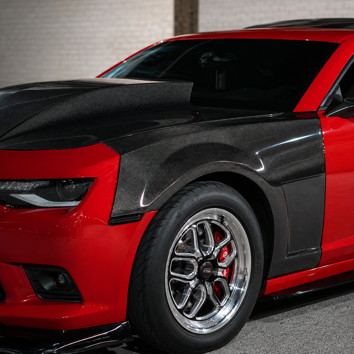 Dry Carbon Fiber Front Fenders for Chevrolet Camaro