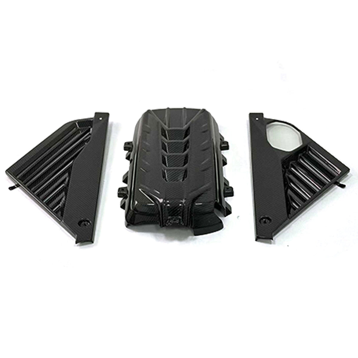 Dry Carbon Fiber Engine Bay Cover Kit for Chevrolet Corvette C8 Stingray Z06