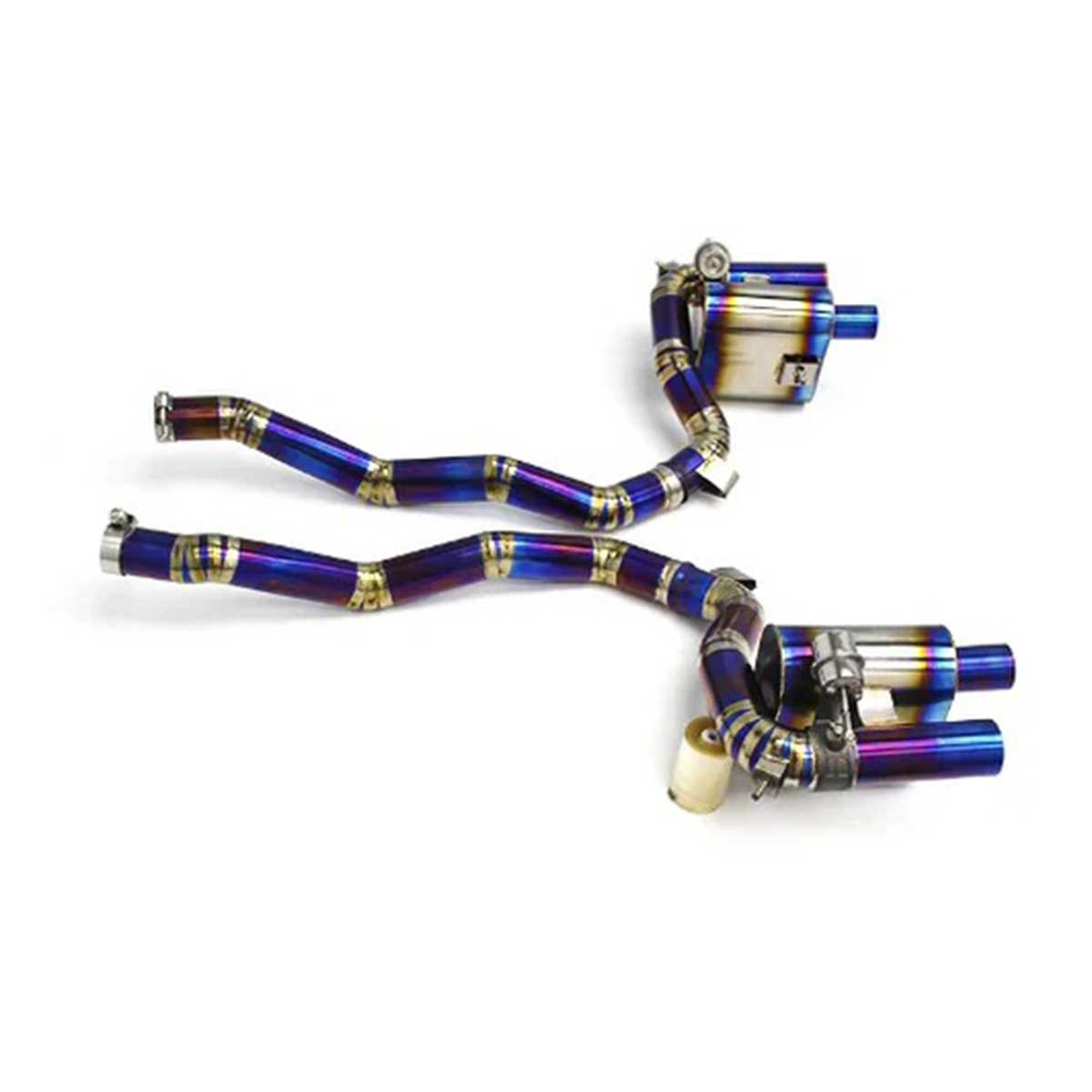 Titanium Full Cat Back Exhaust System for Ferrari 812 Superfast