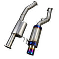Titanium Catback 89mm Single Exit Exhaust System for Nissan Skyline GTR R32 RB26DETT