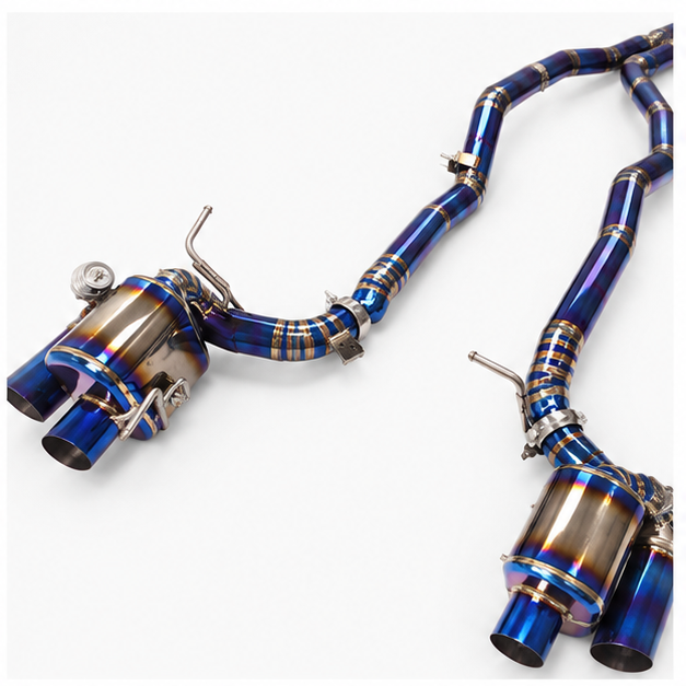Titanium Valved Catback Exhaust System for Ferrari 812 Superfast 6.5L