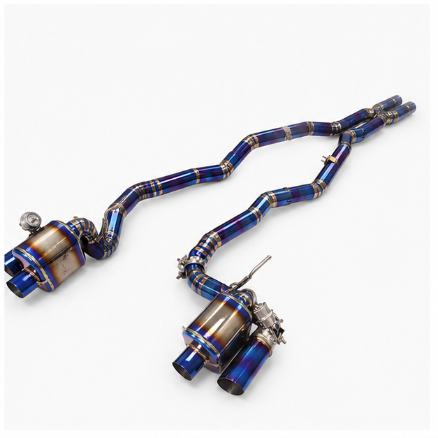 Titanium Valved Catback Exhaust System for Ferrari 812 Superfast 6.5L