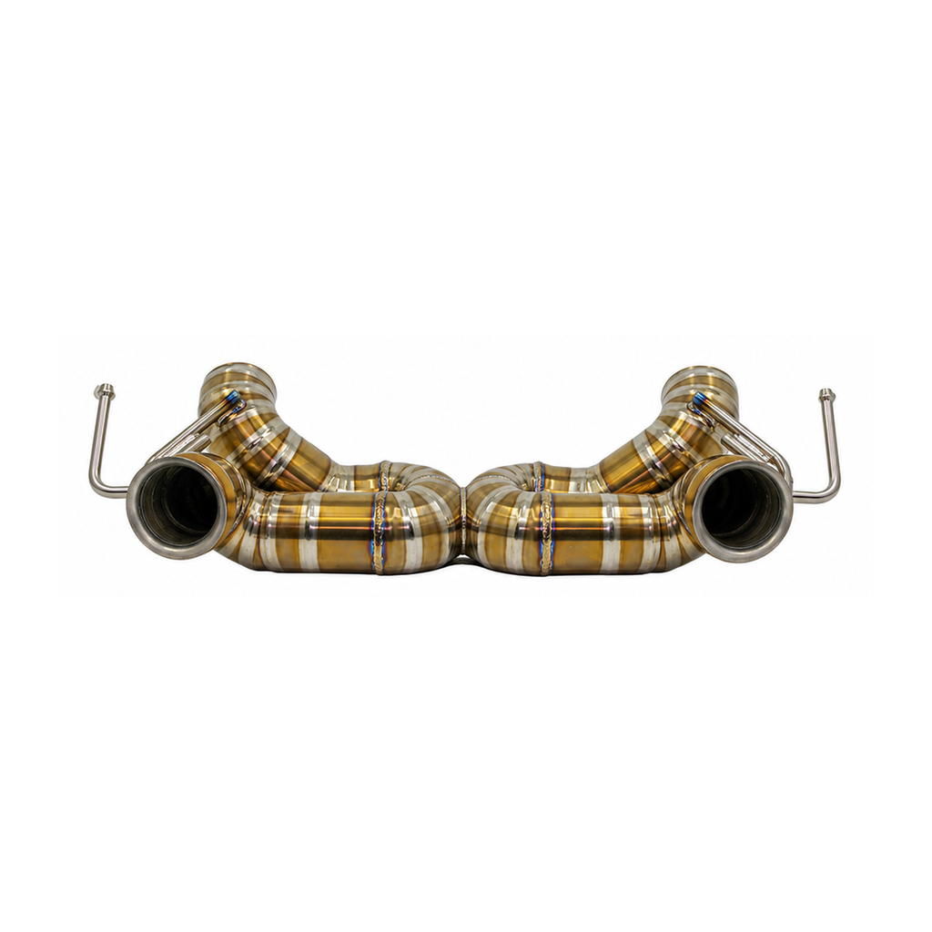 Titanium Catback Exhaust System with Downpipes for Ferrari SF90 3.9L V8