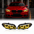 Led Headlights for BMW 5 Series F10 F18 Dual Color Headlamp Upgrade