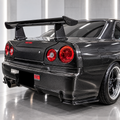 FRP Rear Taillight Cover for Nissan Skyline R34 GTR GTT GT