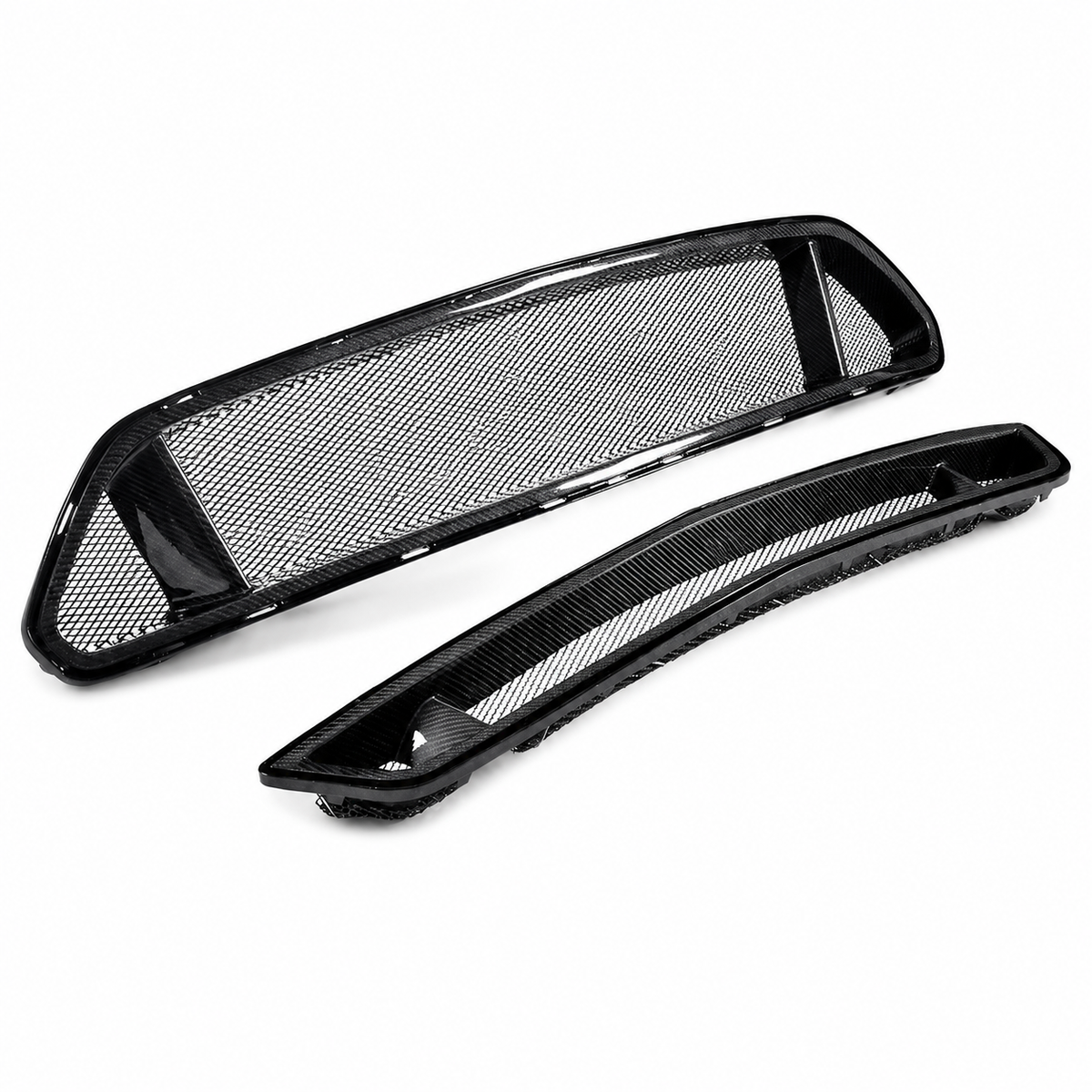 Dry Carbon Fiber Front Grille Trim for Ford Mustang