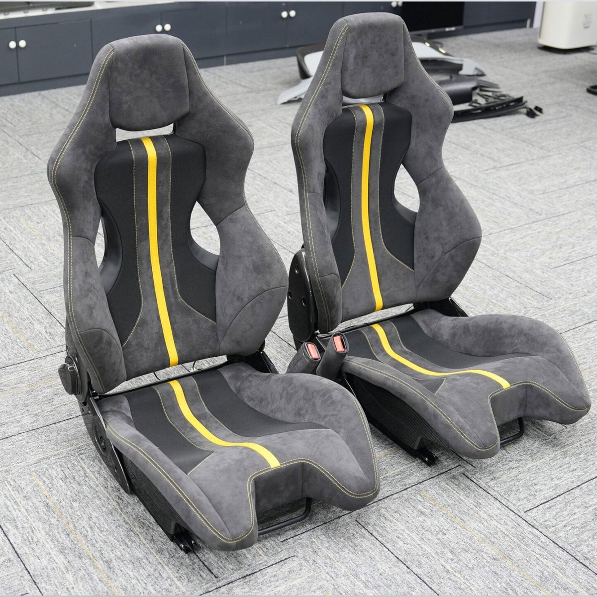 Alcantara Dry Carbon Fiber Racing Seats for Lamborghini Huracan STO Aventador Urus