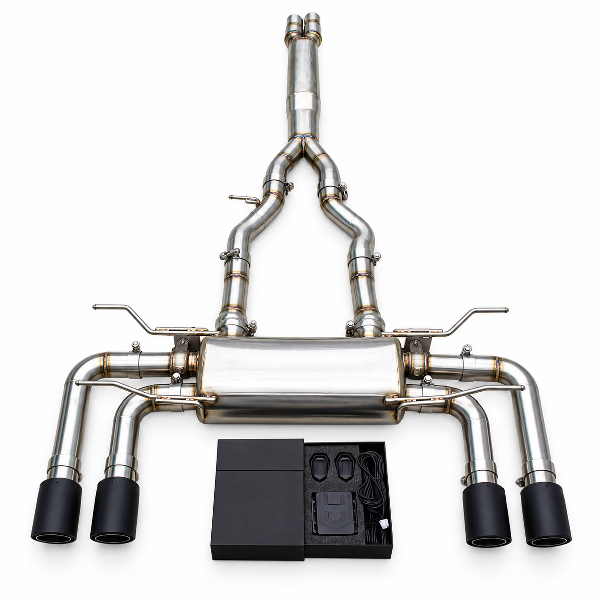 Valved Stainless Steel Catback Exhaust System for Jaguar V6 3.0