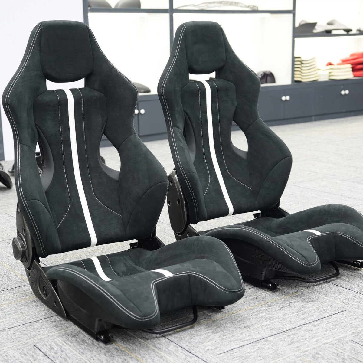 Alcantara Dry Carbon Fiber Racing Seats for Lamborghini Huracan STO Aventador Urus