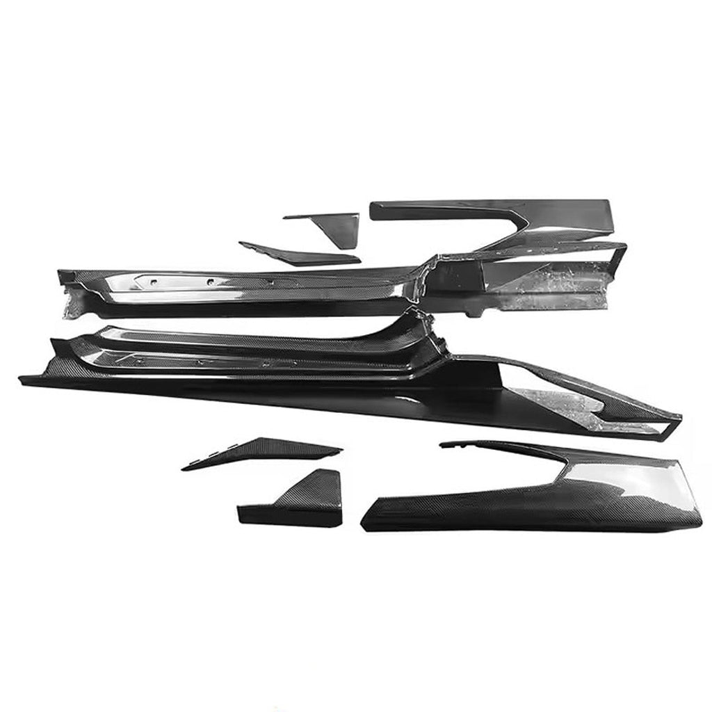 MSY Style Carbon Fiber Side Skirt Kit for Lamborghini Huracan EVO