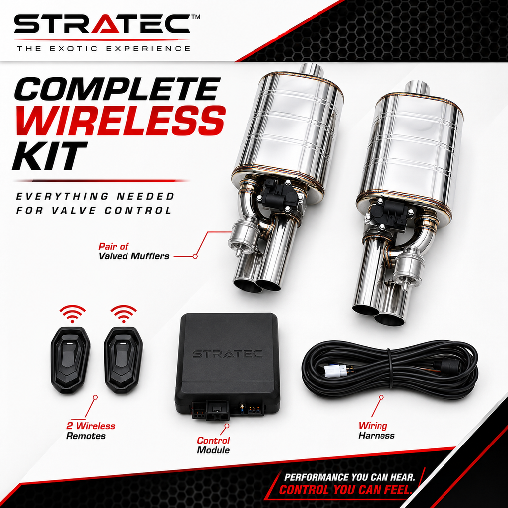 F1 Universal Valved Muffler Kit
