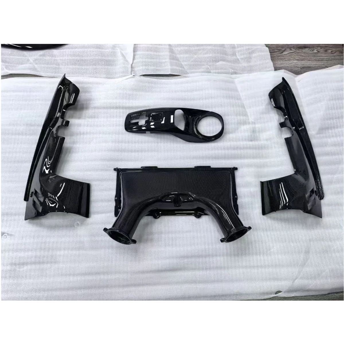 Dry Carbon Fiber Engine Bay Cover Set for Ferrari 488