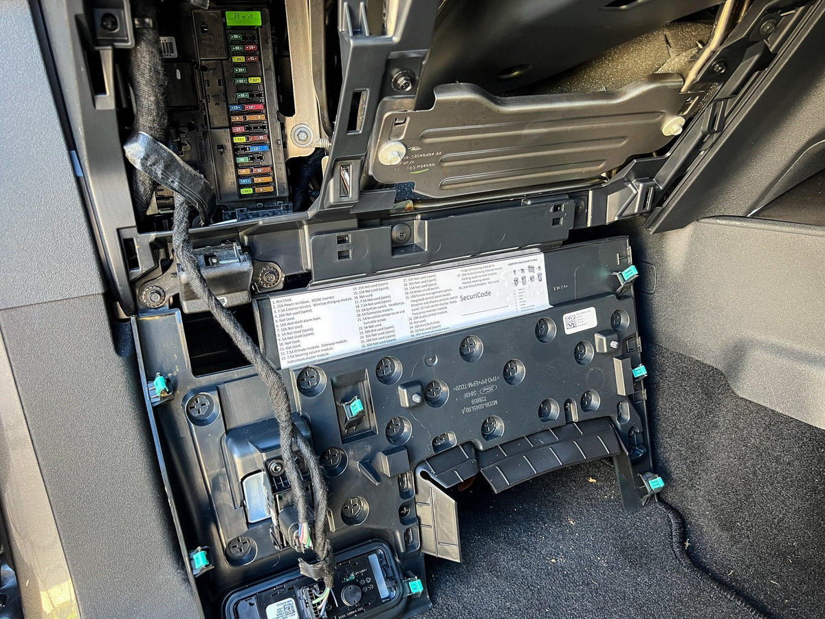Printed Series Interior Under Steering Wheel Fuses Label - 2021+ Bronco