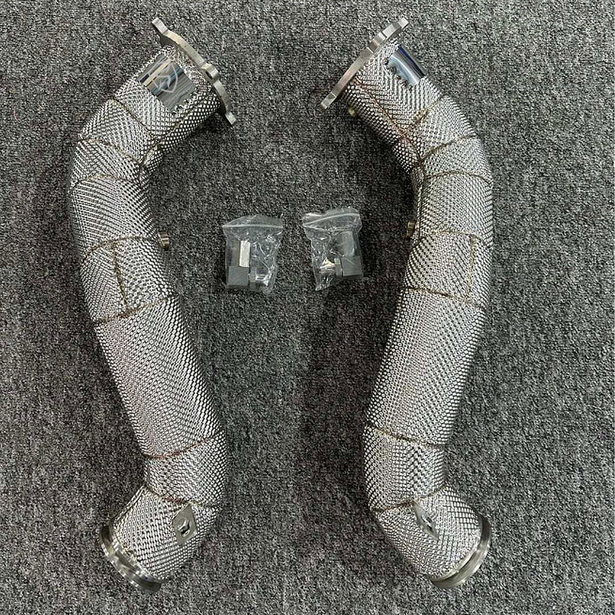 Catless Hi Flow Heat Shield Downpipes For McLaren 720s 4.0T