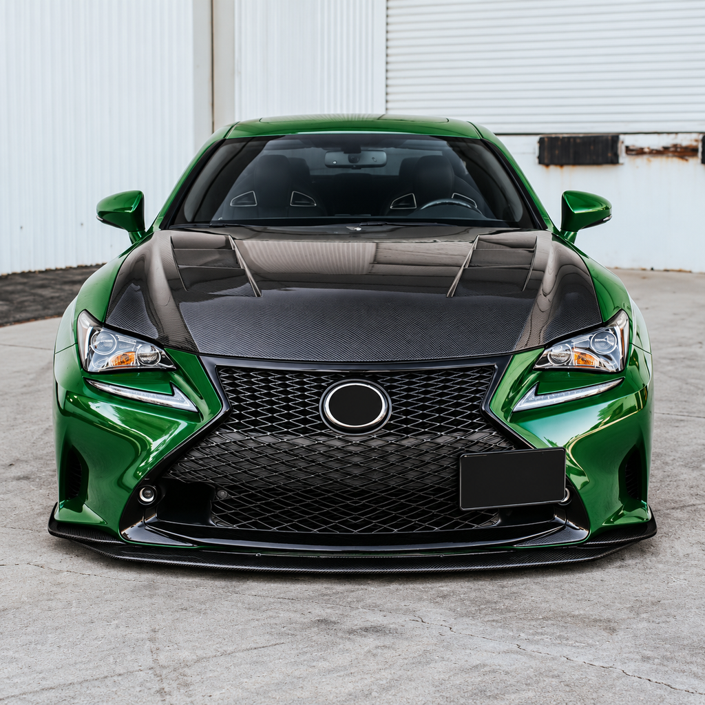 Carbon Fiber Vented Engine Hood for Lexus RC